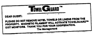 TOWEL GUARD