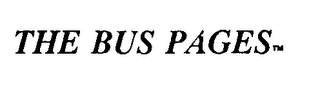 THE BUS PAGES