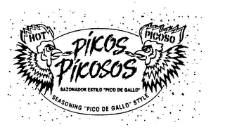 PIKOS PIKOSOS HOT PICOSO SAZONADOR ESTILO "PICO DE GALLO" SEASONING "PICO DE GALLO" STYLE