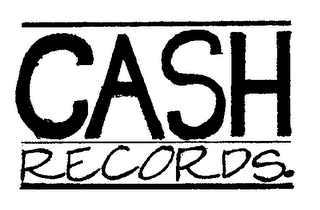 CASH RECORDS.