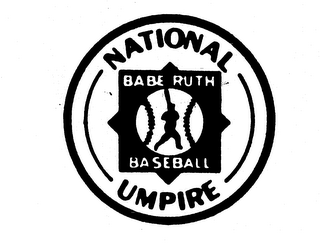 BABE RUTH BASEBALL NATIONAL UMPIRE