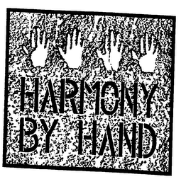 HARMONY BY HAND