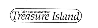 "IT'S A MOST UNUSUAL STORE." TREASURE ISLAND