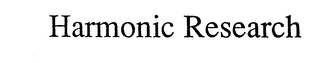HARMONIC RESEARCH