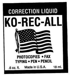 CORRECTION LIQUID KO-REC-ALL