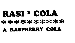 RASI COLA A RASPBERRY COLA