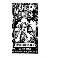 GARDEN OF EDEN MEDITATION TEA 24 TEA BAGS NET WT.3.18OZ.(90.20G)