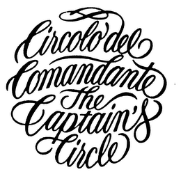 CIRCOLO DEL COMANDANTE THE CAPTAIN'S CIRCLE