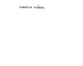 PUMPKIN PINATA