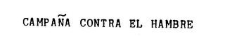 CAMPANA CONTRA EL HAMBRE