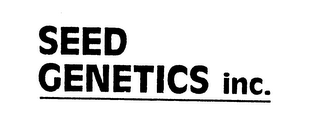 SEED GENETICS INC.