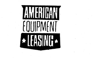 AMERICAN EQUIPMENT LEASING