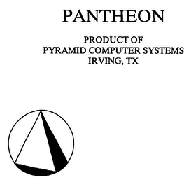 PANTHEON PRODUCT OF PYRAMID COMPUTER SYSTEMS IRVING, TX