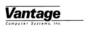 VANTAGE COMPUTER SYSTEMS, INC.