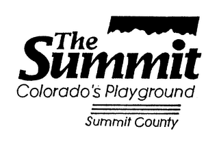 THE SUMMIT COLORADO'S PLAYGROUND SUMMIT COUNTY