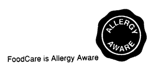 ALLERGY AWARE FOODCARE IS ALLERGY AWARE