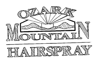 OZARK MOUNTAIN HAIRSPRAY