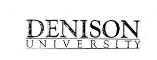 DENISON UNIVERSITY