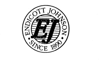 EJ ENDICOTT JOHNSON SINCE 1890