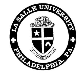 LA SALLE UNIVERSITY PHILADELPHIA PA. VIRTUS SCIENT1A 1863