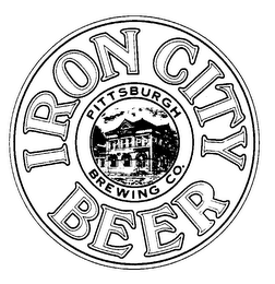 IRON CITY BEER PITTSBURGH BREWING CO.