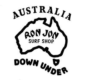 AUSTRALIA DOWN UNDER RON JON SURF SHOP