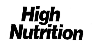 HIGH NUTRITION