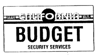 MAY CALIFORNIA CA92 360517 BUDGET SECURITY SERVICES