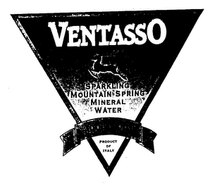 VENTASSO SPARKLING MOUNTAIN SPRING MINERAL WATER SODIUM FREE