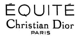 EQUITE CHRISTIAN DIOR PARIS