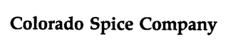 COLORADO SPICE COMPANY