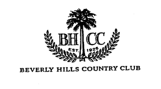 BEVERLY HILLS COUNTRY CLUB BH CC EST. 1926