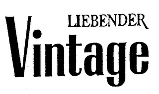 LIEBENDER VINTAGE