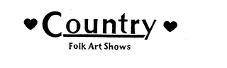 COUNTRY FOLK ART SHOWS