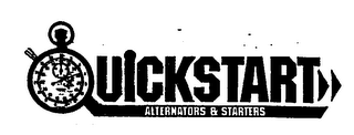 QUICKSTART ALTERNATORS & STARTERS