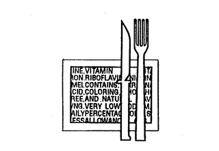 VITAMIN RIBOFLAVIN CONTAINS COLORING VERY LOW