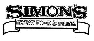 SIMON'S GREAT FOOD & DRINK