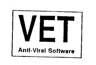 VET ANTI-VIRAL SOFTWARE