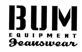 BUM EQUIPMENT JEANSWEAR