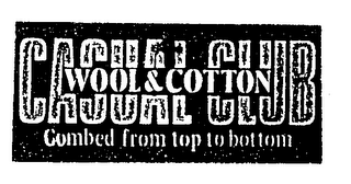 CASUAL CLUB WOOL&COTTON COMBED FROM TOP TO BOTTOM