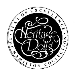 THE HAMILTON COLLECTION SEAL OF EXCELLENCE HERITAGE DOLLS