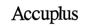 ACCUPLUS