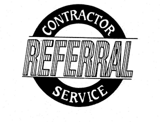 CONTRACTOR REFERRAL SERVICE