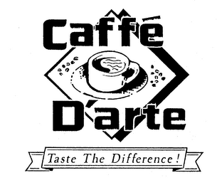 CAFFE D'ARTE TASTE THE DIFFERENCE!