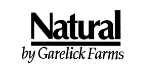 NATURAL BY GARELICK FARMS