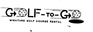 GOLF-TO-GO MINATURE GOLF COURSE RENTAL