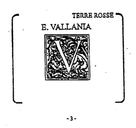 V TERRE ROSSE E. VALLANIA