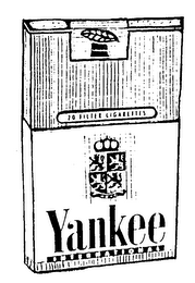 YANKEE INTERNATIONAL 20 FILTER CIGARETTES