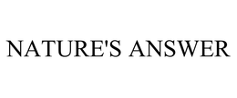 NATURE'S ANSWER