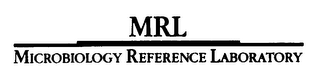 MRL MICROBIOLOGY REFERENCE LABORATORY